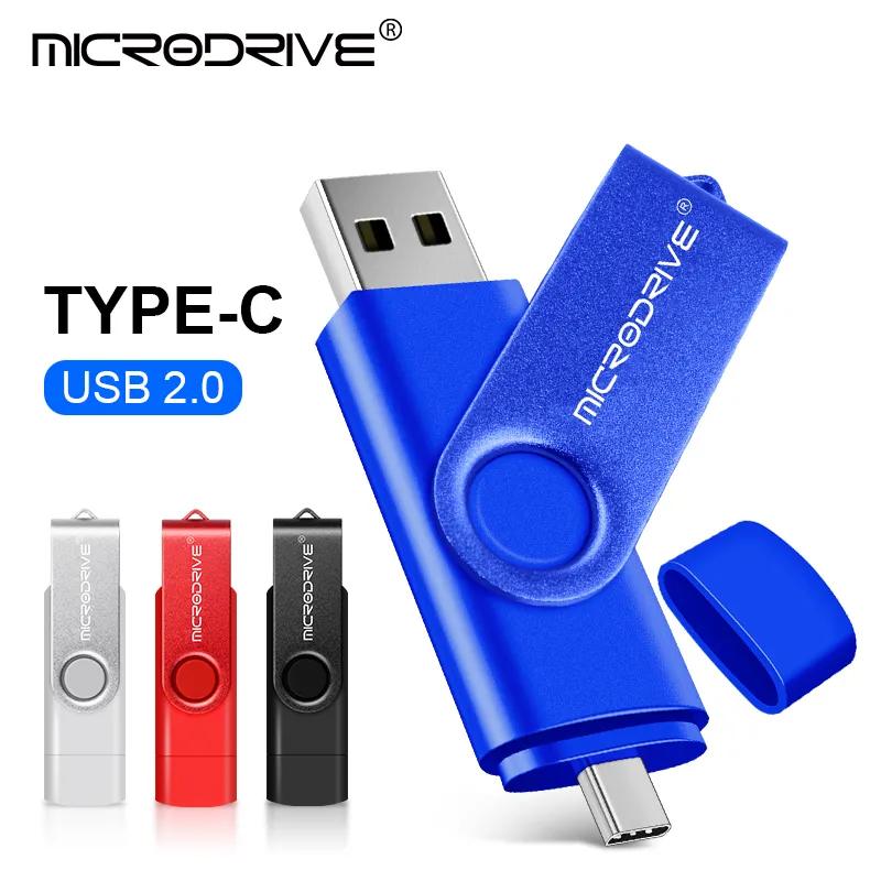 2 in 1 OTG C타입 플래시 USB 메모리 스틱, 펜드라이브 64GB, 8GB, 16GB, 32GB, 128GB, 256GB, 512GB, 듀얼 USB 펜